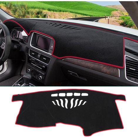 Tapis de tableau de bord anti-reflet pour Audi Q5 2012-2016, housse de protection solaire, conduite à gauche, noir, garniture intérieure (1/5)