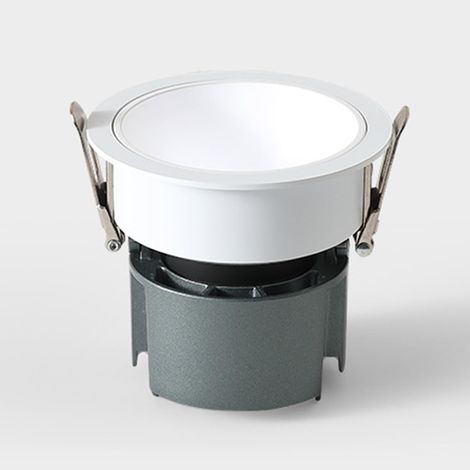 JSSEVN - Downlight d'éclairage encastré LED de 3,34 pouces, plafonniers LED ultra-minces 3500K par couleur CCT, downlight profond pour allée de 7W pour salon (1/5)