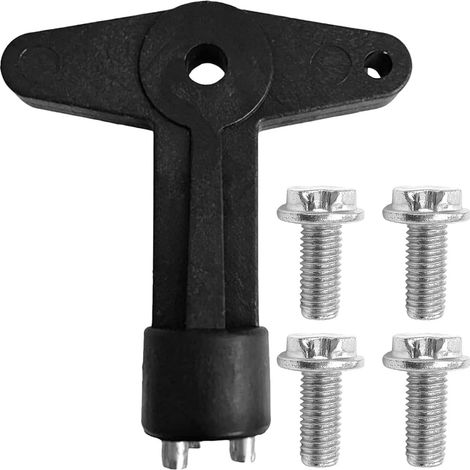 Clé Enjoliveur Antivol Compatible avec , Clé de Jantes et 4 Écrous Antivol Courts, Clés Démontage Jante Cache Roue, Vis Fixation Enjoliveur Voiture, Remplacement Durable pour Jantes (1/5)