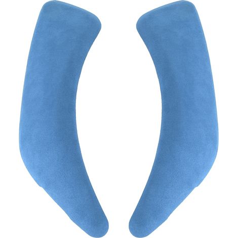 Paire d'accoudoirs de porte en daim, habillage intérieur pour BMW Série 1 F20 F21 2011-2019, bleu ciel (1/5)