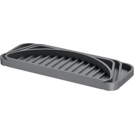 Bac De Récupération - Collecteur De Liquides Pour Réfrigérateur Et Congélateur - Sans BPA - Démontable - Gris - 1 Pièce (1/5)
