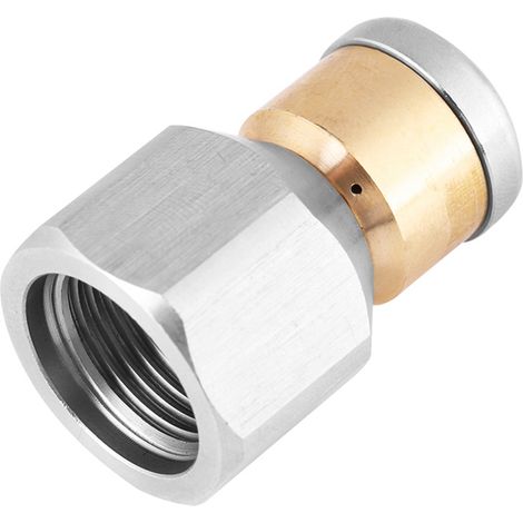 Buse rotative de nettoyage de canalisations d'égout sous pression en acier inoxydable SS304, 3/8 BSP femelle (1/5)