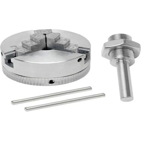 Irovami Cadre à 3 faces en alliage de zinc, miroir tournant en bois à centrage automatique, accessoires de serrage en option pour mini-tournage de métaux (1/5)