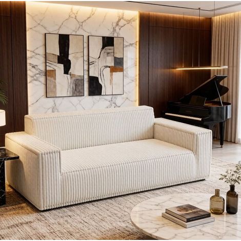 Letto 160x200 cm grigio effetto lino con contenitore e prese, senza materasso - CHICFURN (1/5)