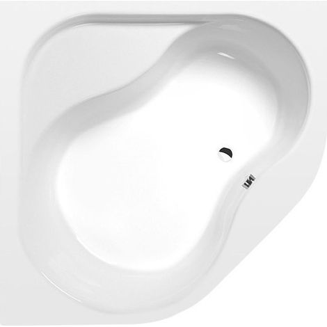 EDERA Corner Bath 152x152x54cm, Blanc (1/3)