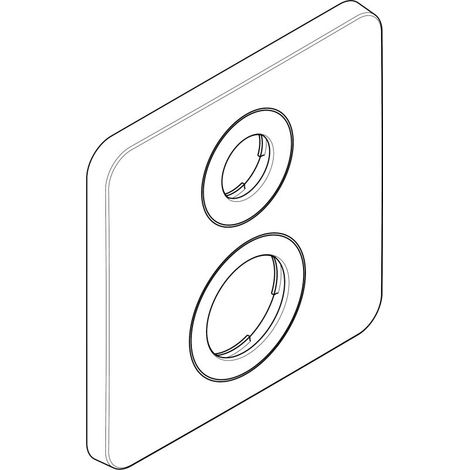 HG Rosette Axor Citterio M Thermostat Unterputz m.Absperrventil chrom, 98919000