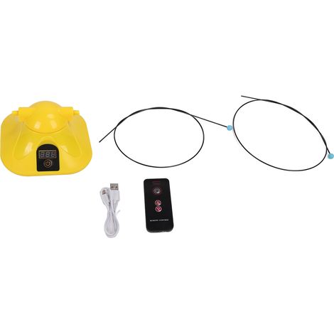 Corde à Sauter Intelligente avec Charge Type C - Machine à Sauter Automatique pour Fitness en Jaune (1/5)