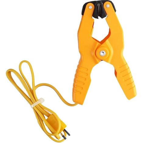 Pince de température avec sondes de température thermocouple de type K 40 200 °C Jaune (1/5)
