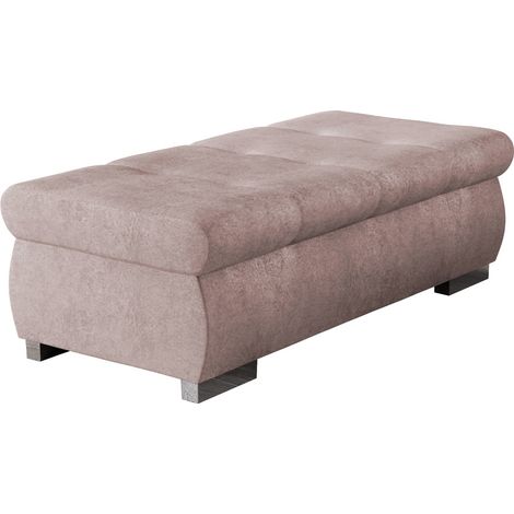 Banco tapizado Comfivo Nitor I, Zoya 03, 39x60x120cm, Diámetro: 0, Tapiz, Patas: Plástico, 0