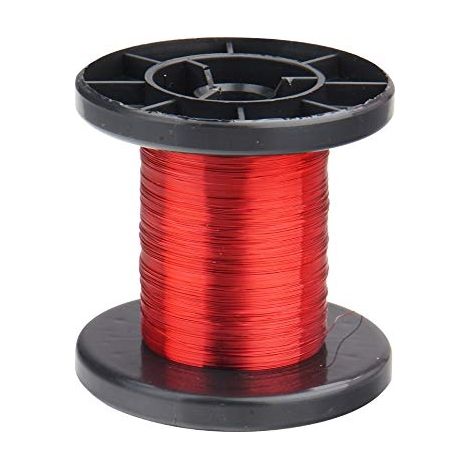 Donau-elektronik Hilo de cobre esmaltado rojo 100 metros