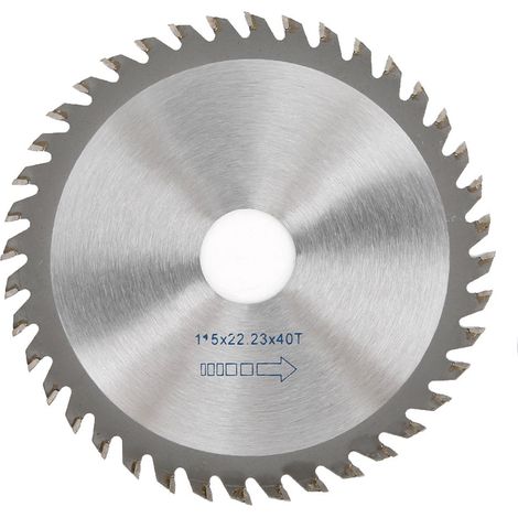 40-zahniges Hartmetall-Sägeblatt für die Bearbeitung von Massivholz, Schneidwerkzeug 115 x 22,23 mm (1/5)