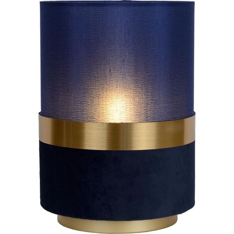 TUSSE. Lampe de tab.-Bleu-Ø15 (1/4)