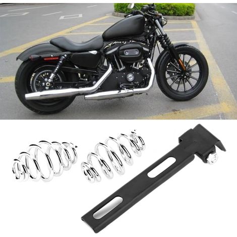 Ensemble de ressorts et supports de selle de moto en acier inoxydable, compatible avec les modèles Bobber. (1/5)
