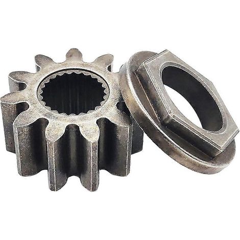 Arbre de direction, pignon et bague pour tondeuses 1525, 1527, 1529, 1600, 1800, LT1018 et LT1022 (1/5)