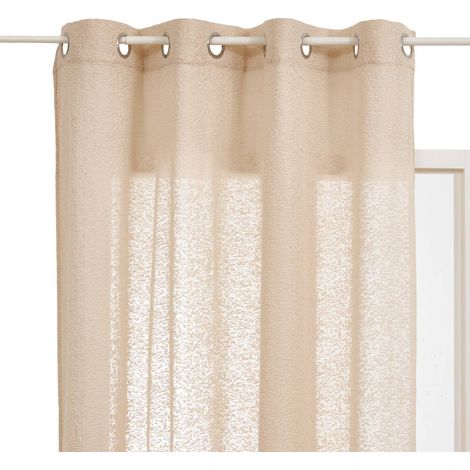 Voilage Eyda 140x240cm beige - Atmosphera créateur d'intérieur (1/5)