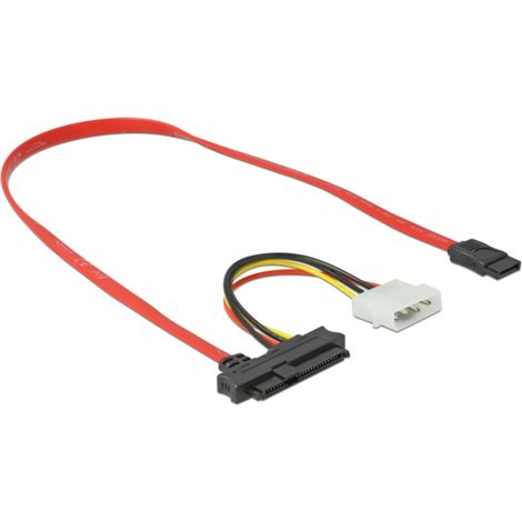 Adapterkabel SAS SFF-8482  SATA 7Pin Verwendung:  Anschließen einer SAS Festplatte an einen Controller