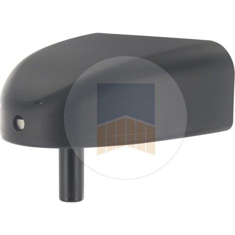 Portac – Gond de fixation à visser en inox 304 avec cache aluminium – Déport réglable 35 à 75 mm – Platine 5 mm – Pour montage précis