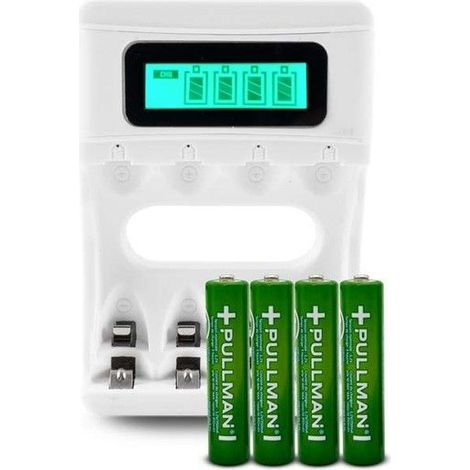 Piles Rechargeables Et Chargeur De Piles Powerset Aaa Pullman (1/5)