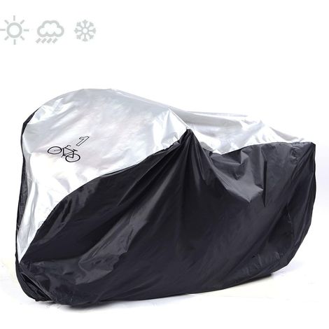 S Housse étanche pour vélo Housse de voiture extérieure Housse anti-poussière Housse solaire pour véhicule (1/5)