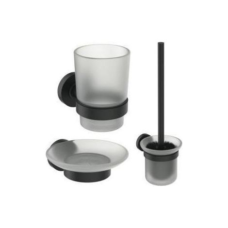 Ideal Standard IOM - Badaccessoires-Set, Glas matt/schwarz A9245XG (1/5)