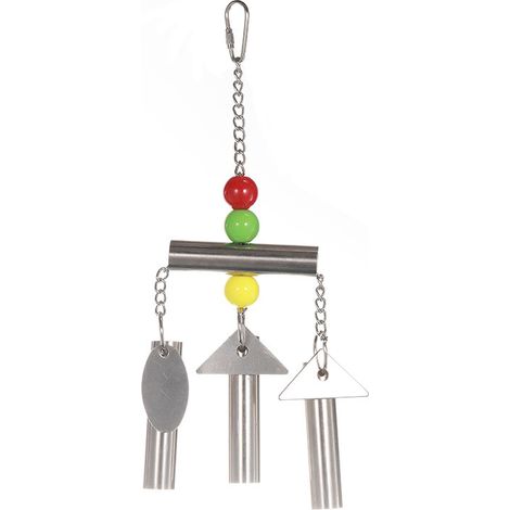 Sollbry Papageienglockenspielzeug aus Edelstahl, Vogelspielzeug, Papageienspielzeug für kleine, mittelgroße oder große Papageien (1/5)