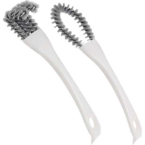 Ensemble de 2 brosses de nettoyage multifonctions pour joints de carrelage robustes (1/5)