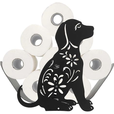Porte-papier toilette mural double rouleau avec étagère en noyer noir mat luxueux, gain de place (1/5)