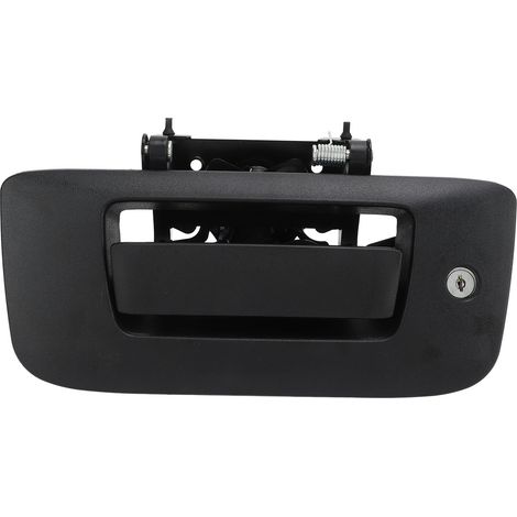 Kit de verrouillage de poignée de hayon noir 22755305 ABS de remplacement pour Silverado 1500 2500 3500 (1/5)