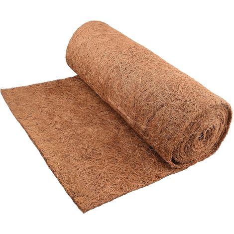 Doublure pour panier suspendu, Coconut Liner, 100% biologique Protection des plantes en hiver, Protection hivernale pour les plantes en pot, Tapis de désherbage en tissu (300cm40cm/118" X 16") (1/5)
