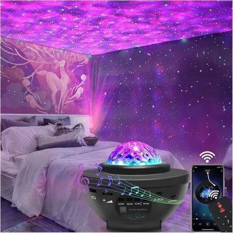 Veilleuse projecteur galaxie étoilée - ROSEDO - ROSEDOES - LED - Enceinte Bluetooth - Tim (1/4)