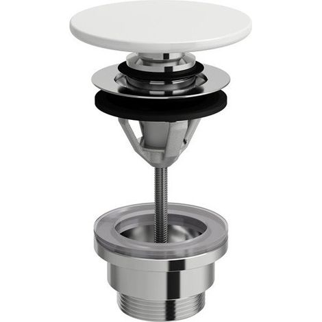 Clapet de vidange KARTELL avec clic-clac noir LAUFEN