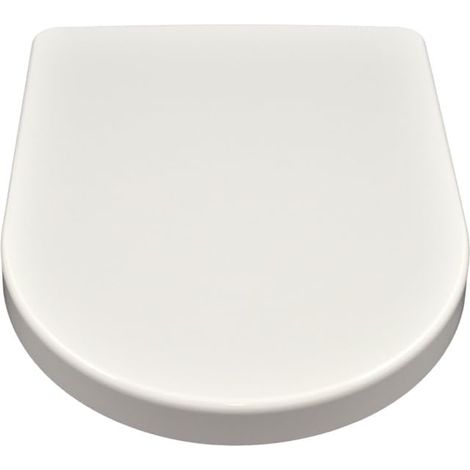 Abattant WC avec système d'abaissement automatique Softclose, blanc, convient par exemple pour WC Renova n° 1 (1/5)