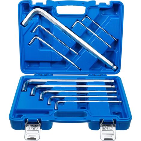 BGS  Llave  acodada  "Max"  hexagonal  interior  3  -  17  mm  10  pzs.  -  795 (1/4)