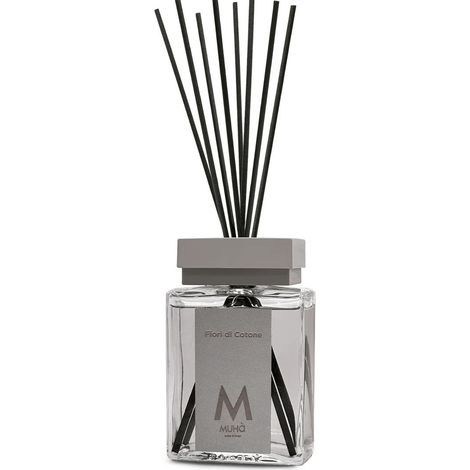 Muhà Luxe Perfume Diffusore Ambiente con Bastoncini Fiori di Cotone 1.000 Ml