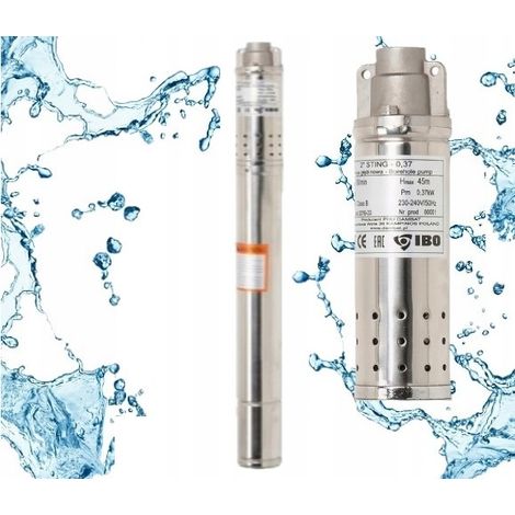 Pompe immergée 2'' Sting-037 - 230V - Câble 14 m - Haute performance et sécurité