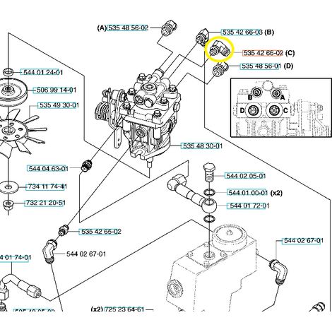 RIDER PRO 18 Husqvarna rider connector 535426602
