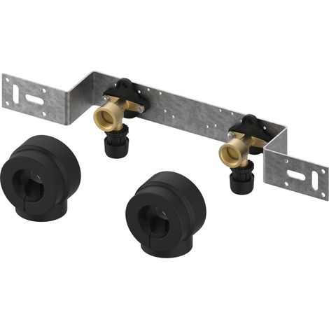 TECE TECElogo-Ax Montageeinheit 150 mm mit Wandscheibe Dimension 16 x Rp 1/2, Si-Bronze, 8804001 (1/3)