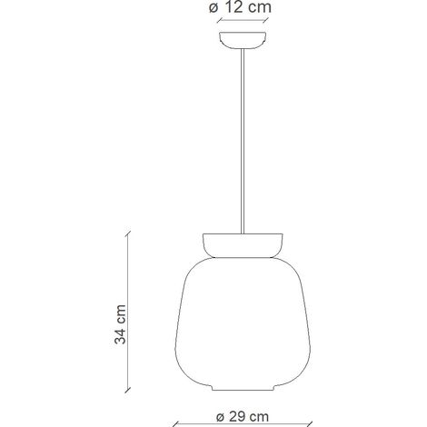 DECO' CORCOVADO C2740, Suspension, Ferroluce - Colore: Verde (1/3)