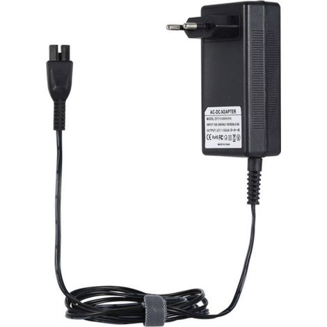 Chargeur Aspirateur - Prise UE - Compatible Karcher VC4I VC5 - 220 V 50/60 Hz - Câble 1,5 M - Noir - 1 Pièce (1/5)