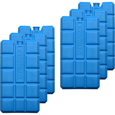 Set di 6  blocchi di ghiaccio Feezer, dura fino a 14 ore per scatole da picnic refrigerante che rimane congelato più a lungo (6 x 200 ml) (1/5)
