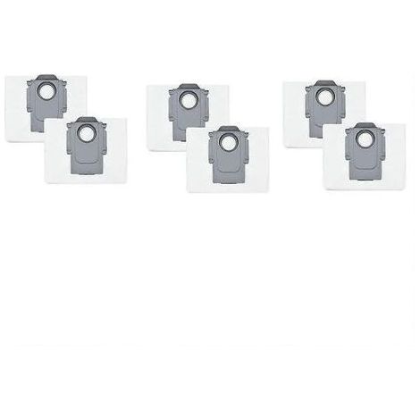Lot de 6 sacs à poussière pour aspirateur robot Roborock S8 Pro Ultra, S8+, S7 MaxV Ultra/Max Ultra (2,5 L). (1/5)