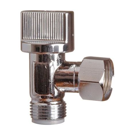 Arco – Robinet de WC équerre 1/4 tour – Ø 12 x 17 – Filetage plomberie – NF et ACS – Chromé
