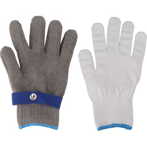 Schnittfester Schutzhandschuh aus Edelstahl, Version 2.0, Größe XL, Widerstandsstufe 9 (1/5)
