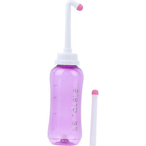 500-ml-Reise-Bidet-Sprühflasche, Intimreinigungsflasche, Rosa