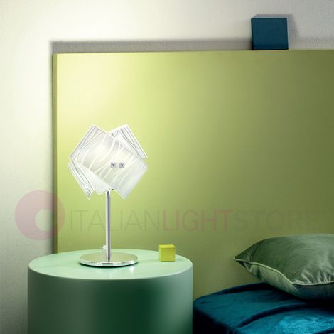 Lampade da tavolo Agnese bianca 1XE14 max 1X42W IP20 - Applique led da muro design moderno - Attacco E14 (1/4)