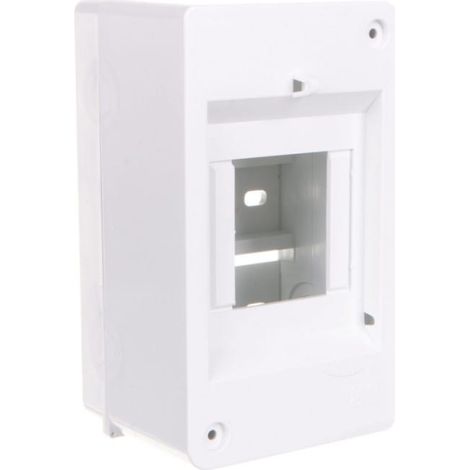 Modularer Verteilerkasten 1x3 Aufputz IP20 mini S-3 mit N-Anschluss 2303-10
