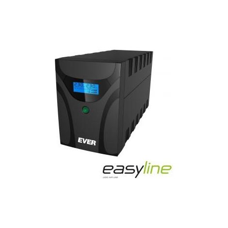Sistema de alimentación ininterrumpida Ever EASYLINE 1200 AVR USB, 1200VA, 600W (1/4)