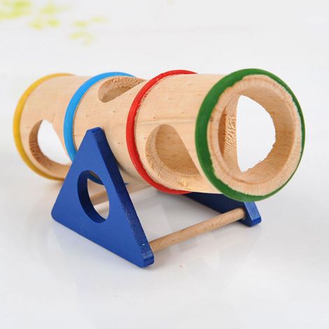 Petits Animaux Tunnel, Rongeur Tunnel, Hamster Tunnel, Furet Tunnels, Tunnel Hamster Bois, Balançoire pour Animaux de Compagnie, pour Lapins, Hérissons, Rats, Chinchillas