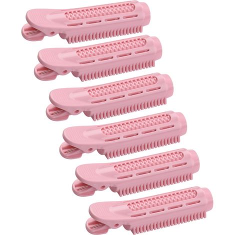 Juego de 6 rulos con pinzas, kit profesional para peinar el cabello, herramienta para rizar el cabello en casa. (1/5)