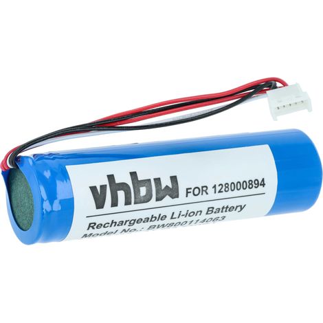 vhbw Batterie compatible avec Datalogic Gryphon GM4130-WH-433K1, GM4130-BK-910K2 scanner de code-barre POS (3400mAh, 3,7V, Li-ion)